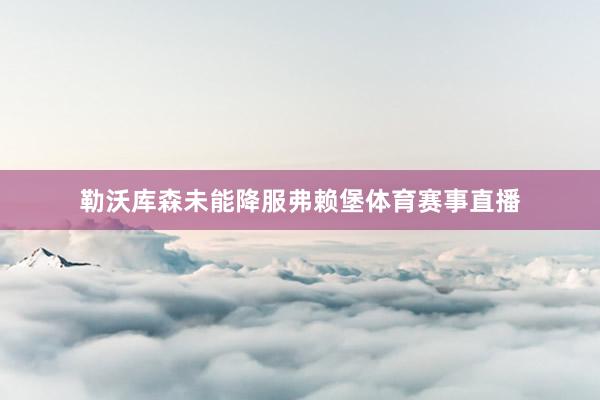 勒沃库森未能降服弗赖堡体育赛事直播