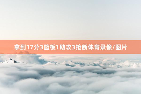 拿到17分3篮板1助攻3抢断体育录像/图片